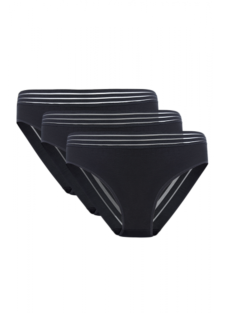 Mela figi z koronkowym tyłem trójpak